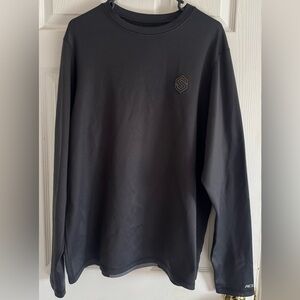 ScentLok Baselayer Shirt Mens Size XL Black Long Sleeve Carbon Alloy Hunting